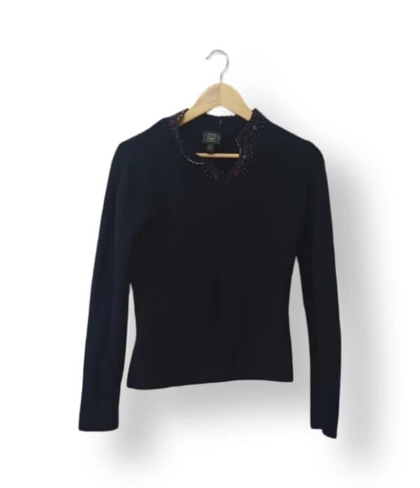 Sweater Laura Ashley Mujer – Lambswool y Angora – Talla S