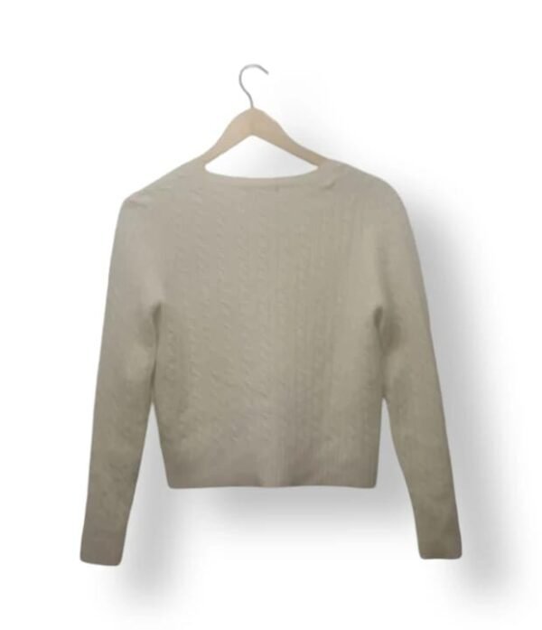 Sweater The Limited Mujer de Lambswool, Angora y Cashmere Color Crudo – Talla S