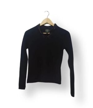 Sweater Laura Ashley Mujer – Lambswool y Angora – Talla S