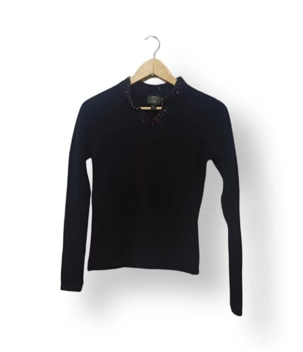 Sweater Laura Ashley Mujer – Lambswool y Angora – Talla S