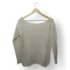 Sweater Aeropostale Mujer Color Crudo Talla M – Tejido Trenzado