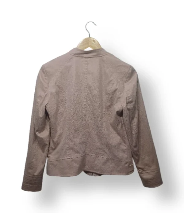 Chaqueta gamuzada ASH rosa palo – Talla 38