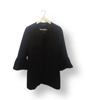 Abrigo de vestir Zara negro – Talla M