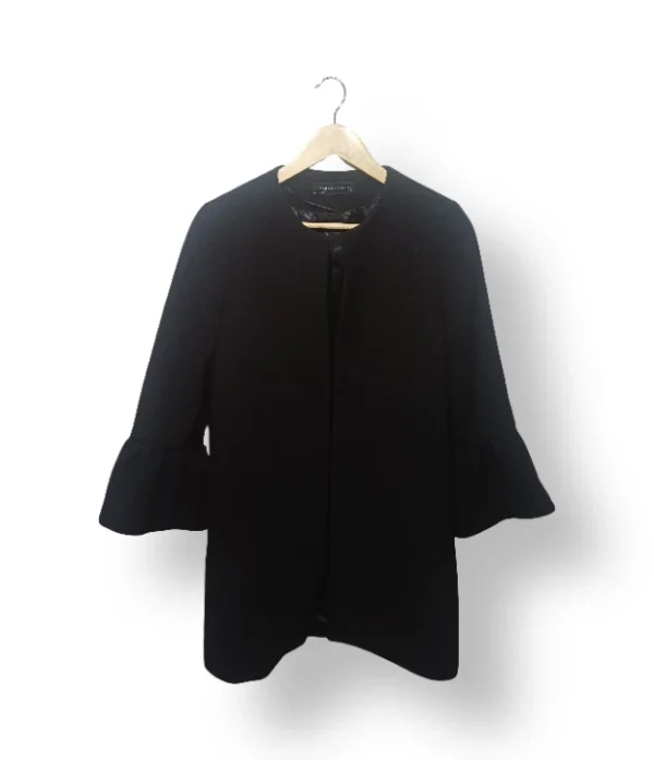 Abrigo de vestir Zara negro – Talla M