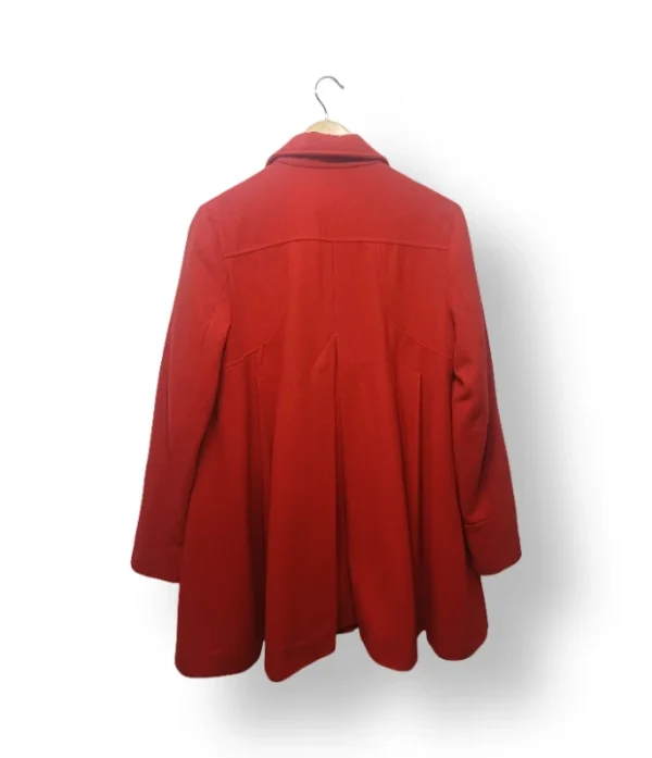 Abrigo de lana ASOS rojo – Talla M/L
