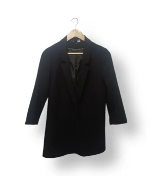 Blazer largo H&M negro – Talla S/M