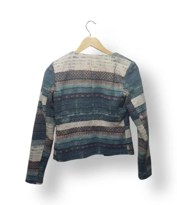 Chaqueta Only con diseño tejido multicolor,Talla XS