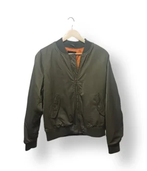 Chaqueta bomber verde militar – Talla M