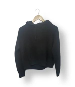Suéter Oversize GAP con Capucha Negro – Talla XS/S