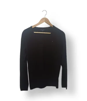 Sweater Tommy Hilfiger cuello V – Talla M