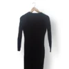Vestido tejido negro de algodón – Talla XS/S
