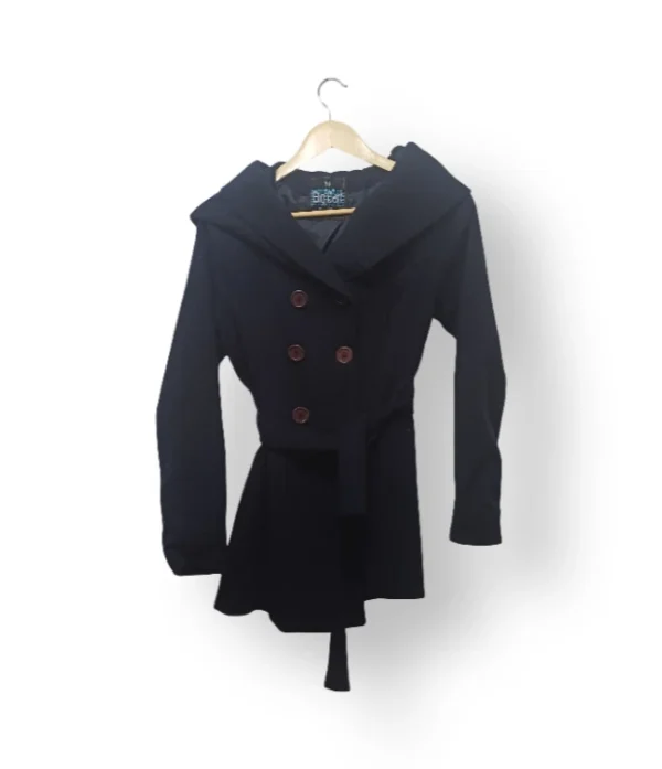 Abrigo Corto Big Dart Mujer – Talla S – Azul Marino