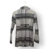 Abrigo BCX Cuadrillé Blanco/gris/negro – Talla M (Etiqueta L)