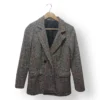 Blazer Trendyol Cuadrillé Mujer – Talla XS/S – Gris con Cuadros