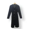 Abrigo Asya Mujer con Cinturón – Talla S – Azul
