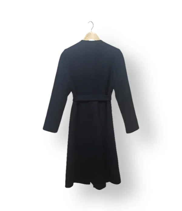 Abrigo Mujer 100% Pura Lana – Negro
