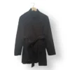 Abrigo Mujer con Cinturón – Talla S/M  – Negro