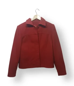 Chaqueta Corta Mujer – Rojo Teja