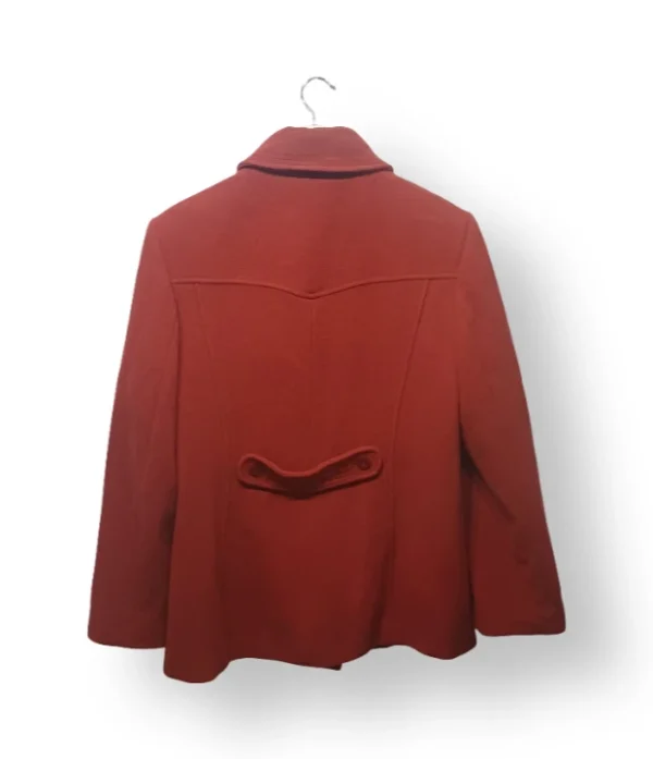 Abrigo Worthington Mujer – Mezcla de Lana – Terracota