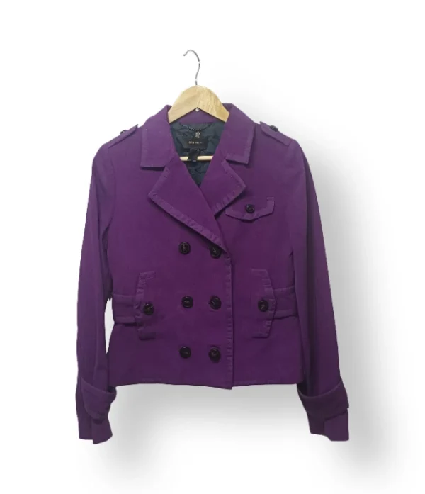 Chaqueta MNG (Mango) Mujer – Talla 38 – Morado