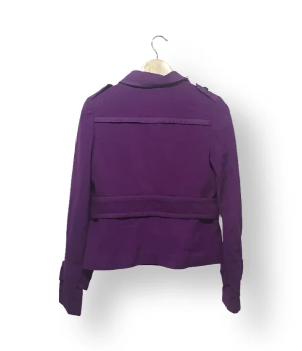 Chaqueta MNG (Mango) Mujer – Talla 38 – Morado