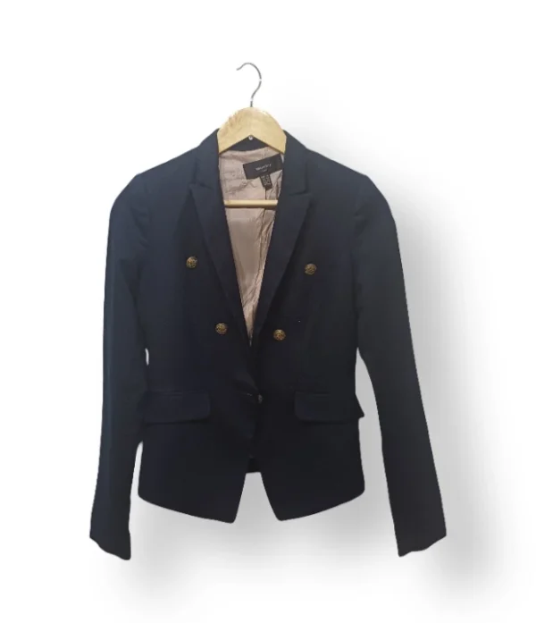 Blazer Mango Mujer – Talla XS – Azul Marino