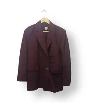 Blazer New Day Mujer – Talla S/M– Burdeo