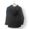 Abrigo Corto Mujer – Mezcla de Lana y Cashmere – Negro