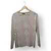 Suéter Tommy Hilfiger Mujer – Talla XL – Beige con Diseño Argyle