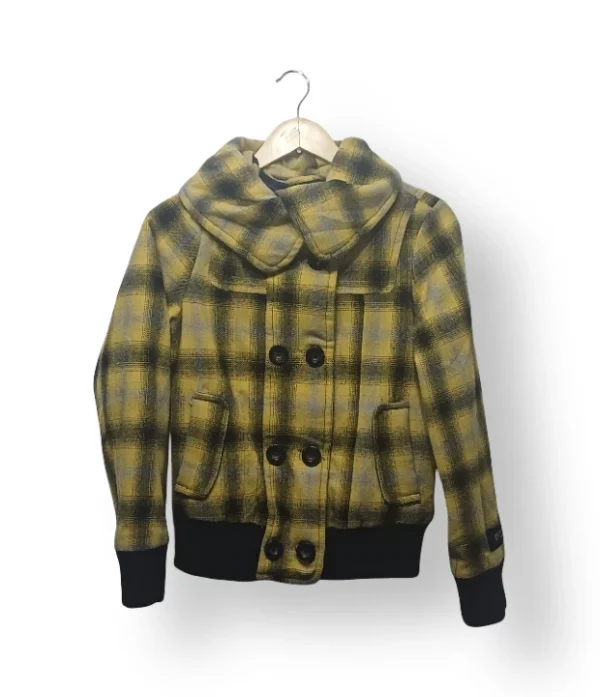 Chaqueta Le Château Cuadrillé con Lana – Talla XS/S