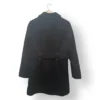 Abrigo Mujer con Cinturón – Talla S/M  – Negro