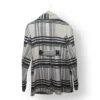Abrigo A. Byer Mujer – Talla S – Blanco y Negro a Rayas
