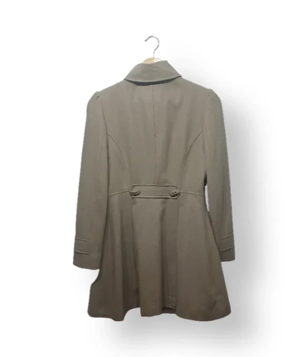 Abrigo IO Beige Clásico con Lana – Talla 38