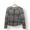 Chaqueta Dressy Twenty4 Mujer – Talla 38 – Estampado Geométrico Blanco y Negro