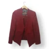 Blazer rojo terracota 100% algodón – Talla S