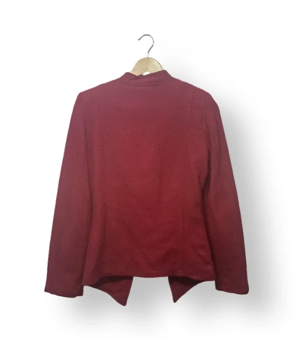 Blazer rojo terracota 100% algodón – Talla S