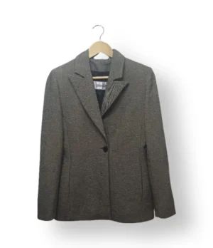 Blazer clásico gris – Talla 38