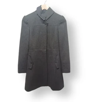 Abrigo IO Gris Clásico con Lana – Talla 38