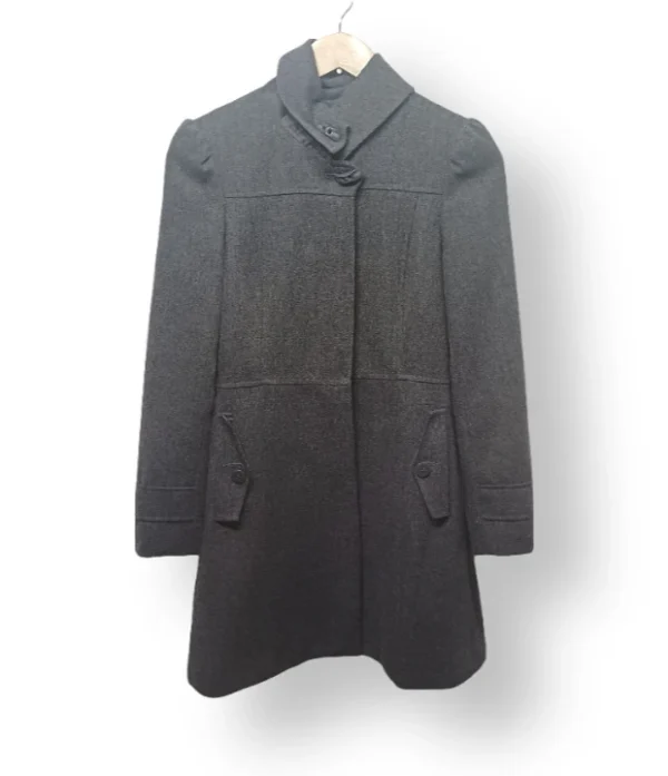 Abrigo IO Gris Clásico con Lana – Talla 38
