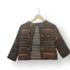Chaqueta Corta Mujer – Estampado Étnico Multicolor