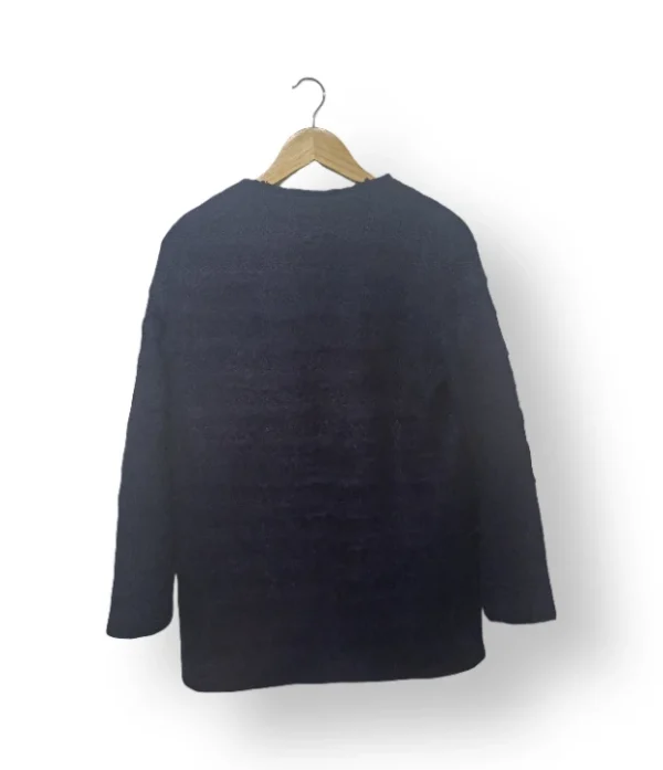 Blazer Network azul marino símil bouclé – Talla M