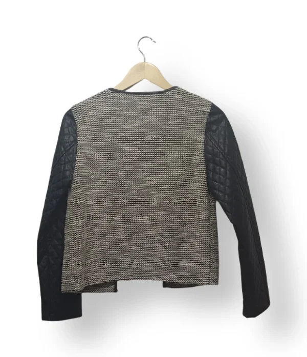 Chaqueta Mariquita Mujer – Talla S – Negro y Beige Jaspeado