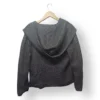 Chaqueta de Lana con capucha– Talla XL – Gris