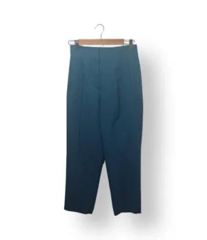 Pantalón Capri Zara Mujer – Talla S – Azul Petróleo