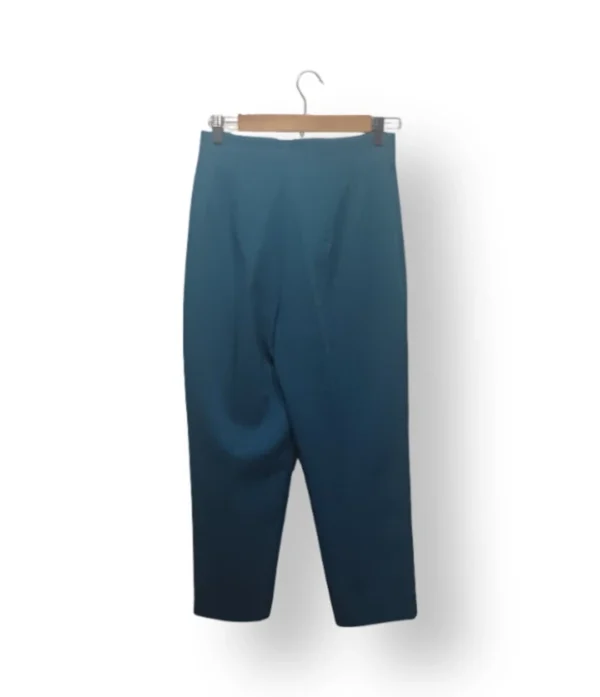 Pantalón Capri Zara Mujer – Talla S – Azul Petróleo
