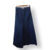 Falda Larga Zara Mujer Talla 36 – Denim Azul Oscuro