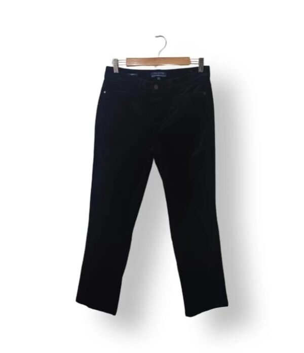 Pantalón de Cotelé GAP Mujer Talla 38 – Negro Clásico