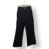 Jeans Cargo Wide Leg Rolly Go Mujer Talla 38 – Denim negro Elasticado