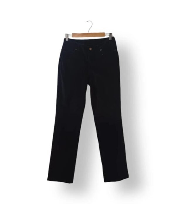 Pantalón de Cotelé L.L.Bean Mujer Talla 38 – Negro Clásico