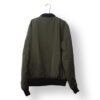 Chaqueta Bomber H&M Niño Verde Militar Talla 10-12 Años con Cierre